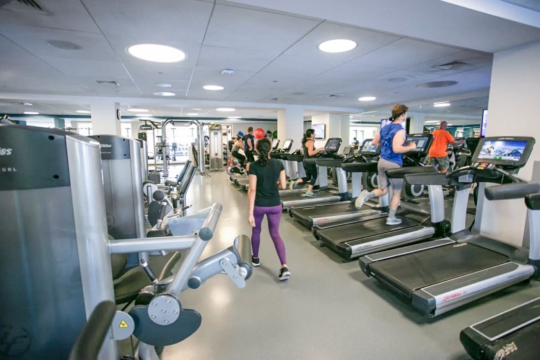 A hospital and wellness fitness center
